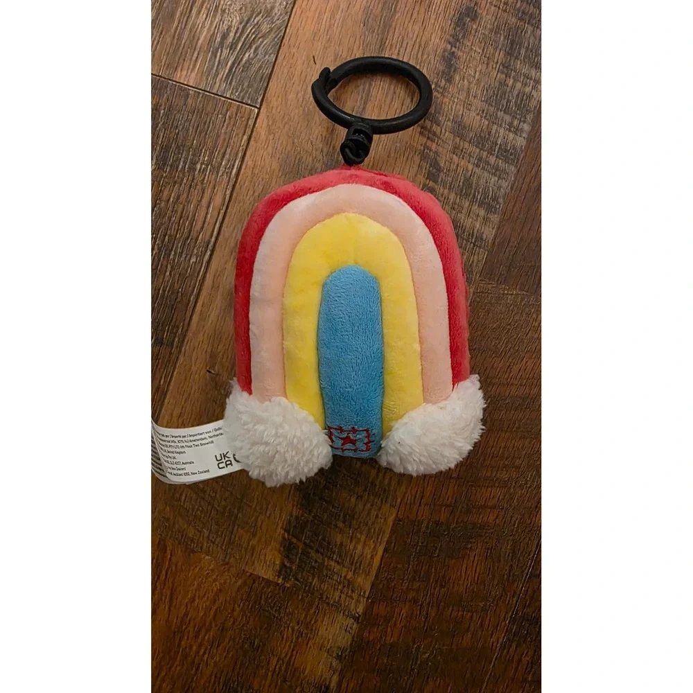 Scentsy Buddy Clip Rainbow Plush Scented Backpack Keychain Accessory Multi Color